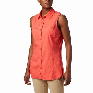 Columbia Silver Ridge™ Lite Sleeveless Skjorta Dam Röda (PBZFN7039)